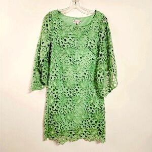 Mint Green Lace Nanette Lenore Short Flirty Holiday Petite Party Dress XS Size 2